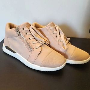 ALDO Pink Mid Tops with Reflective Edge